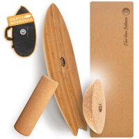 *Deal of the Year* Balance Board Set Ocean Rocker Bamboo*