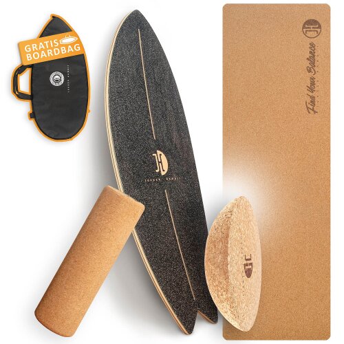 *Deal of the Year* Balance Board Set Ocean Rocker Black*