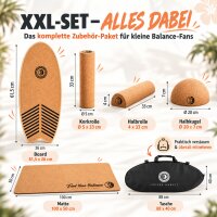 KEIKI WAVE - Kinder Balanceboard XXL Set