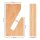 Wandhalterung Set WOOD BLOCK / Für Longboard / Skateboard / Balanceboard / Snowboard / Wakeboard
