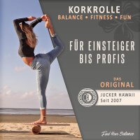 Balance Board Korkrolle Wave Ø 10 cm